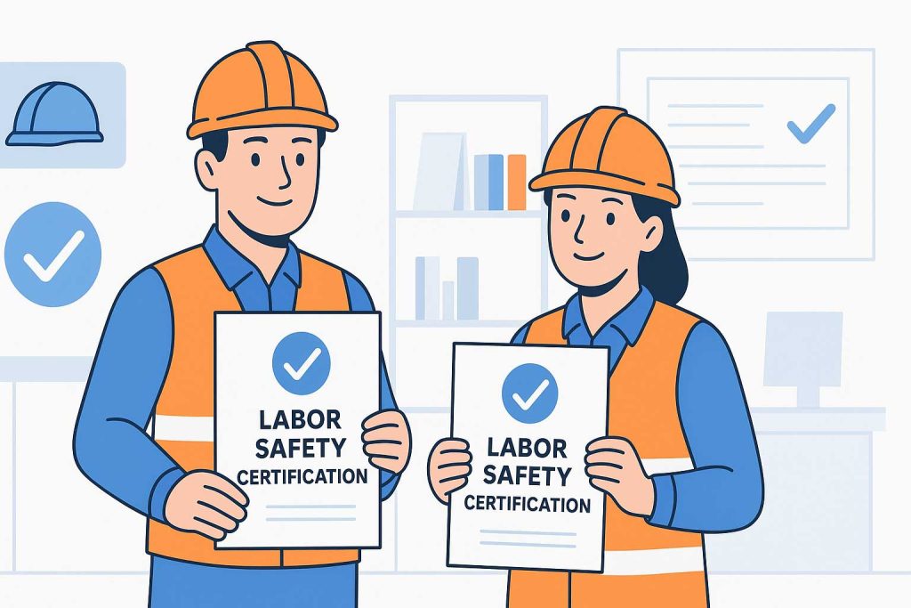 Hướng dẫn đăng ký thi và cấp chứng chỉ an toàn lao động